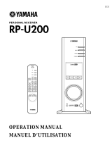 Yamaha RP-U200 Ohjekirja