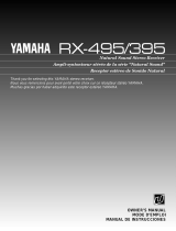 Yamaha RX-395 Ohjekirja