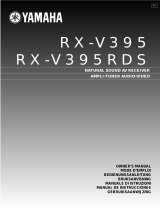 Yamaha RX-V395RDS Ohjekirja