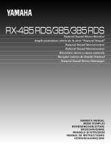 Yamaha Audio RX-385RDS Ohjekirja