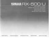 Yamaha RX-500 Ohjekirja