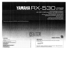 Yamaha RX-530 Omistajan opas