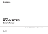 Yamaha RX-V1075 Omistajan opas