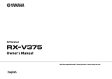 Yamaha RX-V375 Omistajan opas