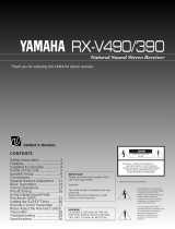 Yamaha RX-V390 Ohjekirja