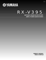 Yamaha RX-V395 Omistajan opas