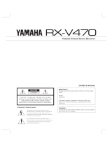 Yamaha RX-V470 Ohjekirja