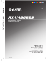 Yamaha RX-V496RDS Ohjekirja