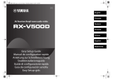 Yamaha RX-V500D Omistajan opas