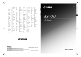 Yamaha RX-V563 - AV Receiver Ohjekirja