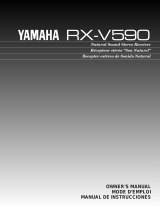Yamaha RX-V590 - AV Receiver - Dark Ohjekirja