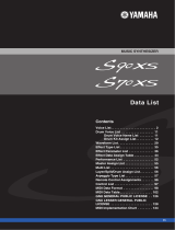 Yamaha S90XS Datalehdet