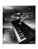 Yamaha S90 Datalehdet