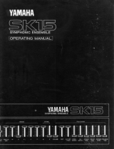 Yamaha SK15 Omistajan opas