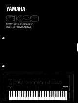 Yamaha SK20 Omistajan opas
