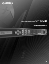 Yamaha SP2060 V1 Omistajan opas