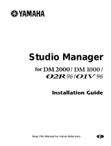 Yamaha Studio Manager Asennusohje