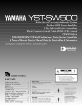 Yamaha YST-SW500 Omistajan opas