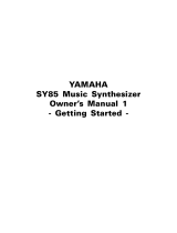 Yamaha SY85 Omistajan opas