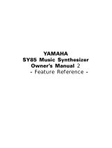 Yamaha SY85 Ohjekirja