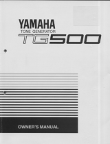 Yamaha TG500 Ohjekirja