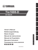Yamaha TIO1608-D Omistajan opas
