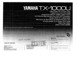 Yamaha TX-1000 Omistajan opas