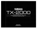 Yamaha TX-2000 Omistajan opas