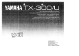 Yamaha TX-300 Omistajan opas