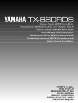Yamaha TX-680RDS Omistajan opas