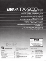 Yamaha TX-950 Omistajan opas