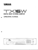 Yamaha TX16W Omistajan opas