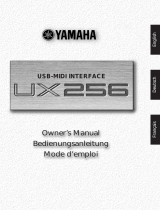 Yamaha UX256 Ohjekirja