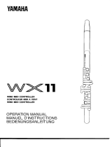 Yamaha WX11 Omistajan opas
