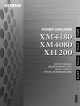 Yamaha XM4180 XM4080 XH200 Omistajan opas