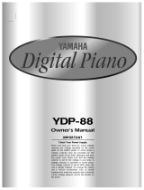 Yamaha YDP-88 Ohjekirja