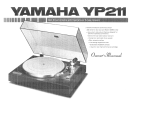 Yamaha YP-10 Omistajan opas