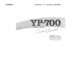Yamaha YP-700 Omistajan opas