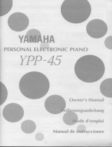 Yamaha YPP-45 Omistajan opas