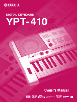 Yamaha YPT410MS - 61 Key Portable Keyboard Ohjekirja