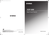 Yamaha YSP800S - Digital Sound Projector Five CH Speaker Omistajan opas