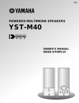 Yamaha YST-M40 Omistajan opas
