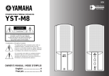 Yamaha YST-M8 Ohjekirja