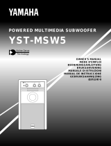 Yamaha YST-MSW5 Ohjekirja