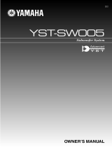 Yamaha YST-SW005 Omistajan opas