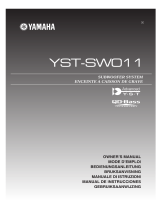 Yamaha YST-SW011 Omistajan opas