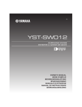 Yamaha YST-SW012 Omistajan opas