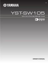 Yamaha YST-SW105 Omistajan opas