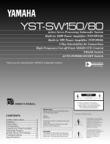 Yamaha YST-SW150 Omistajan opas