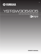 Yamaha YST-SW305 Ohjekirja